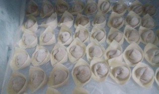 馄饨放冰箱怎么储存（馄饨放冰箱怎么储存不会坏）