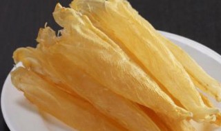花胶是什么东西 花胶是什么东西做的