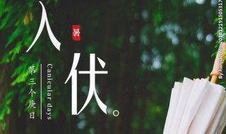 入伏时间怎么算 入伏时间怎么算公式