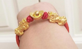 女士黄金貔貅手链戴法（女士黄金貔貅手链戴法图片）