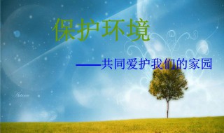 我们应该怎样保护环境（我们应该怎样保护环境保护动物呢）