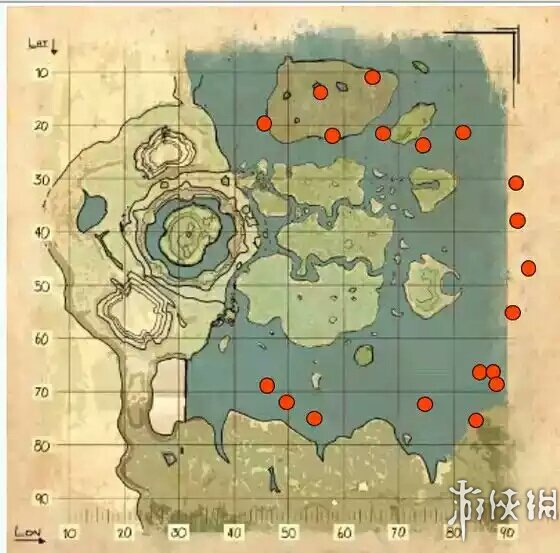 方舟生存进化风神翼龙刷新地点坐标（方舟生存进化风神翼龙刷新点在哪）