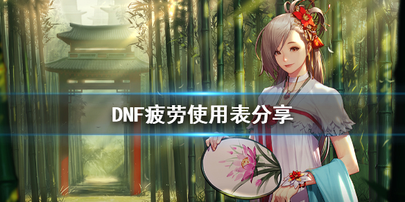 DNF疲劳怎么利用 dnf怎么搞疲劳