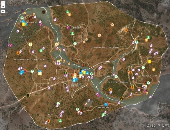 《巫师3：狂猎》全收集地图攻略（巫师三全地图收集）