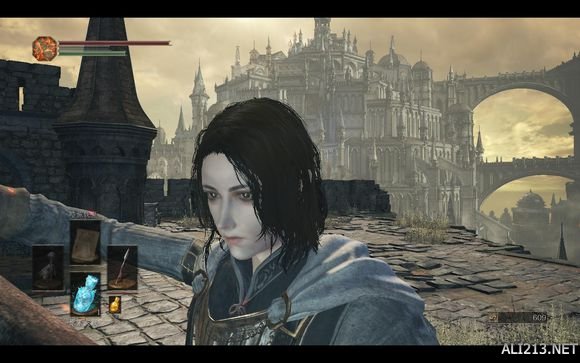 《黑暗之魂3》黑发短发美女捏脸数据 黑暗之魂3捏脸银发美女数据