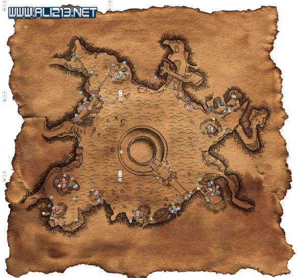 战神4地图大全 战神4全地图收集要素图示详解 有记号的树：野林