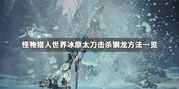 怪物猎人世界冰原钢龙太刀怎么打 怪物猎人世界钢龙近战怎么打