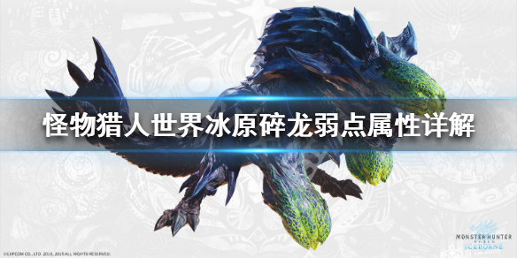 怪物猎人世界冰原碎龙弱点属性详解（怪物猎人世界碎龙用什么武器）