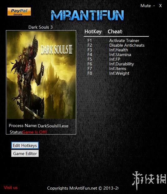 《黑暗之魂3》十六项修改器使用教程 黑暗之魂3修改器改爆率