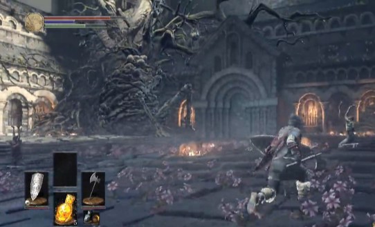 《黑暗之魂3》咒蚀大树简易打法技巧（《黑暗之魂3》咒蚀大树简易打法技巧视频）