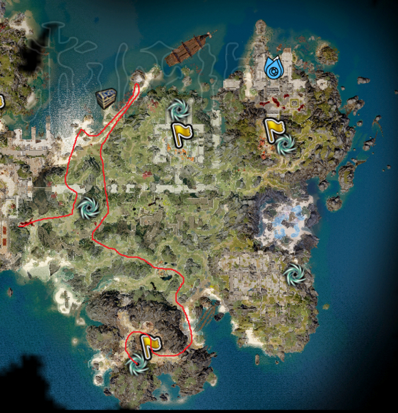 神界原罪2第二章完美路线图文详解（神界原罪2第二张图路线）