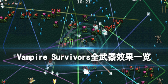 吸血鬼幸存者武器有哪些 吸血鬼生存合成表