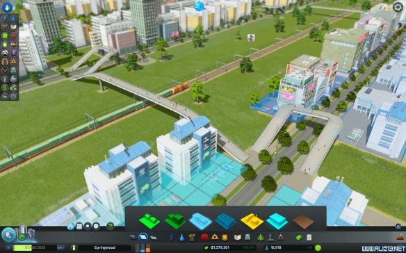 《城市:天际线》交通不堵车图文规划方案 无车城建造心得