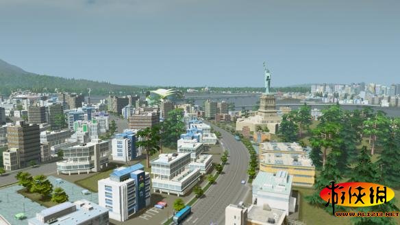 《城市:天际线》环形城市建造图及完美圆形道路画法攻略