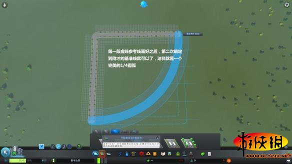 《城市:天际线》环形城市建造图及完美圆形道路画法攻略