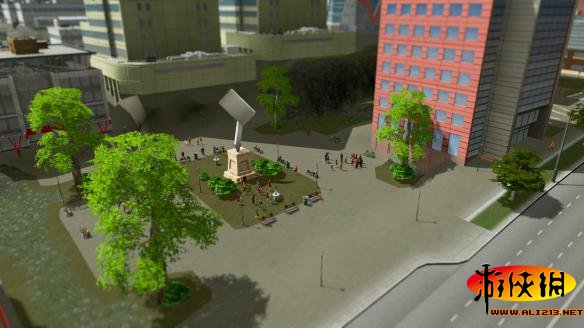 《城市:天际线》环形城市建造图及完美圆形道路画法攻略