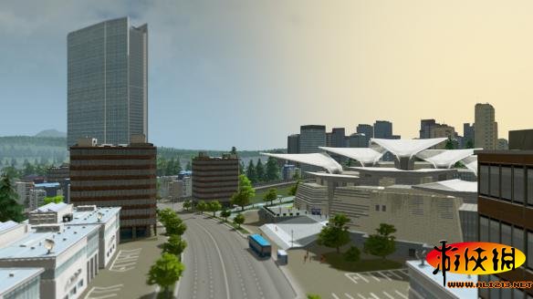 《城市:天际线》环形城市建造图及完美圆形道路画法攻略