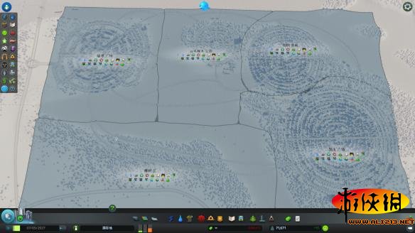 《城市:天际线》环形城市建造图及完美圆形道路画法攻略