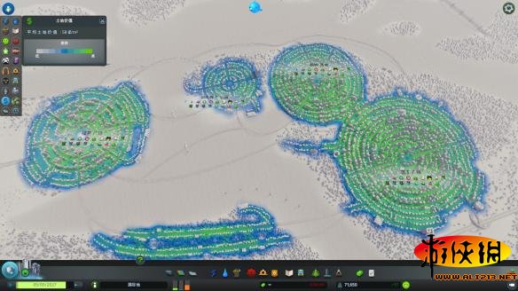 《城市:天际线》环形城市建造图及完美圆形道路画法攻略