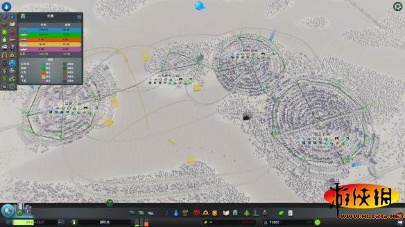 《城市:天际线》环形城市建造图及完美圆形道路画法攻略