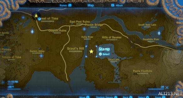 塞尔达传说荒野之息全回忆地点位置图 全回忆地点实景图分享 回忆01