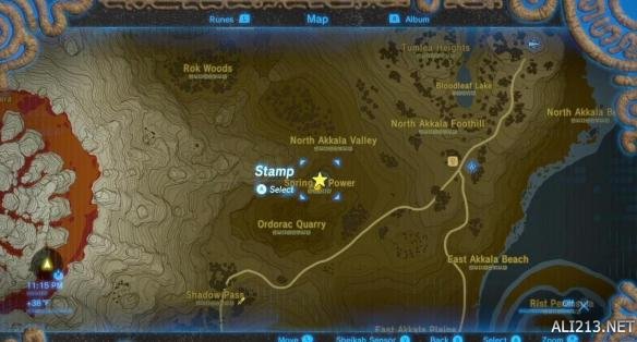 塞尔达传说荒野之息全回忆地点位置图 全回忆地点实景图分享 回忆01