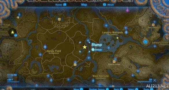 塞尔达传说荒野之息全回忆地点位置图 全回忆地点实景图分享 回忆01