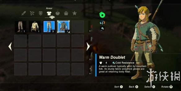 塞尔达传说荒野之息防具推荐及获得方法 防具获得办法 防寒服