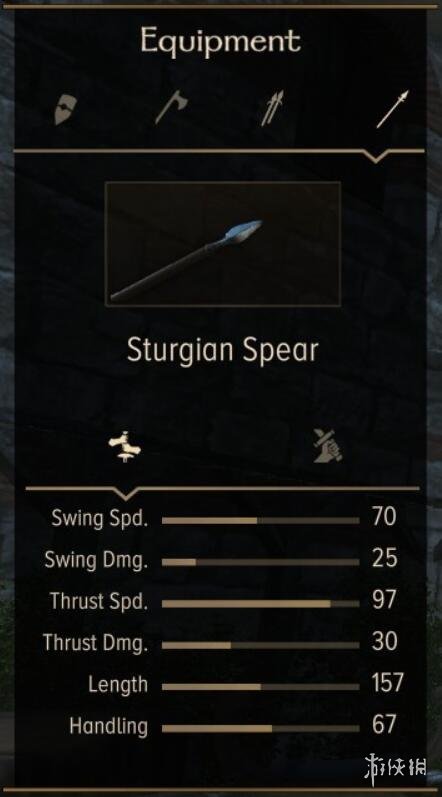 骑马与砍杀2斯特吉亚全武器装备属性图鉴 斯特吉亚武器有哪些 单手武器:伐木斧