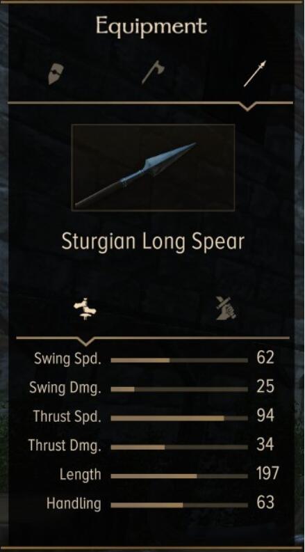 骑马与砍杀2斯特吉亚全武器装备属性图鉴 斯特吉亚武器有哪些 单手武器:伐木斧