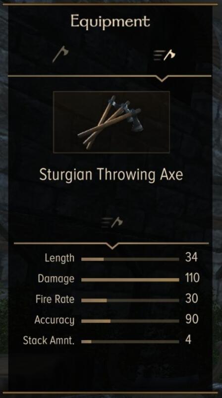 骑马与砍杀2斯特吉亚全武器装备属性图鉴 斯特吉亚武器有哪些 单手武器:伐木斧