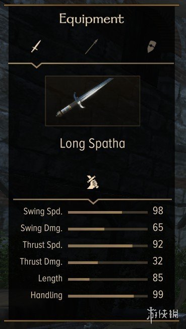 骑马与砍杀2帝国武器装备图鉴大全 帝国装备有哪些 单手武器:短剑