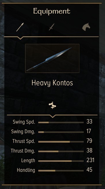 骑马与砍杀2帝国武器装备图鉴大全 帝国装备有哪些 单手武器:短剑