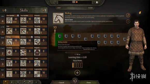 骑马与砍杀21.4.3骑术技能有什么用 骑砍21.4.3骑术技能效果