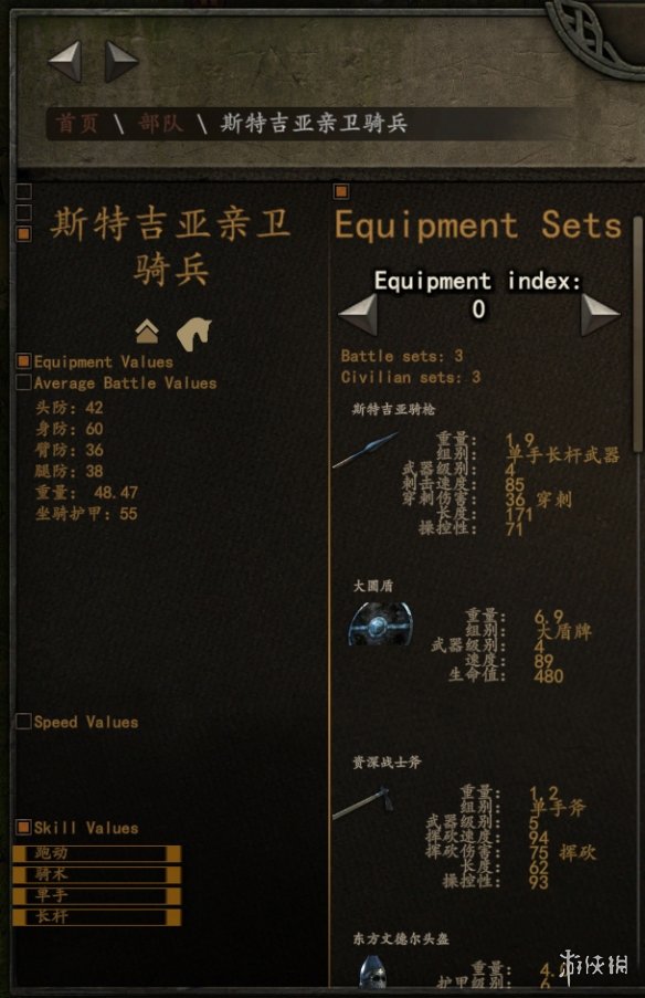 骑马与砍杀21.4.3斯特吉亚厉害吗 骑砍21.4.3斯特吉亚兵种