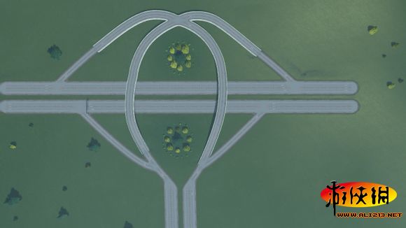 《城市：天际线》多种立交桥模板推荐 基础T型立交