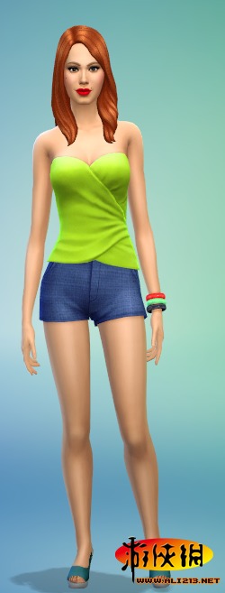 《模拟人生4》自捏女娃一枚（模拟人生4怎么捏女生）