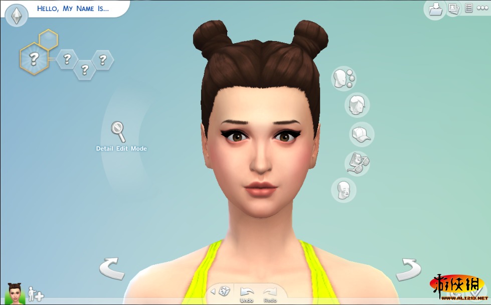 《模拟人生4》逗比妹纸捏脸（模拟人生4捏脸可爱）