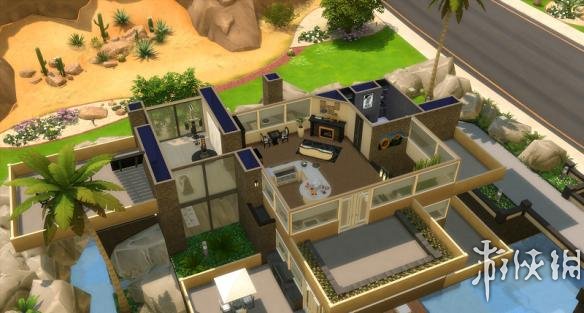 《模拟人生4》仿流水别墅MOD使用教程（模拟人生4仿建）