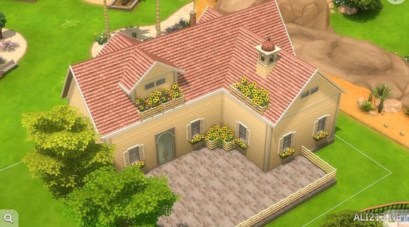 《模拟人生4》三角屋顶建造教程