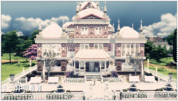 《模拟人生4》自制小公举宫殿图赏