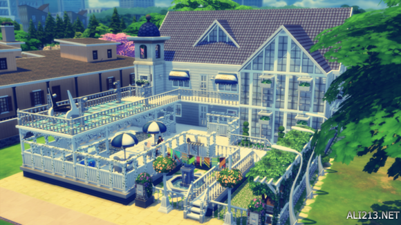 《模拟人生4》无MOD大别墅建造 模拟人生4 别墅