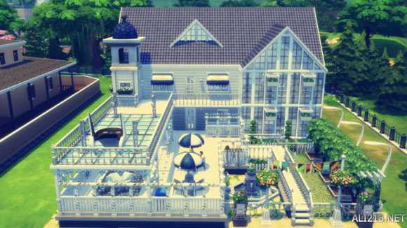 《模拟人生4》无MOD大别墅建造