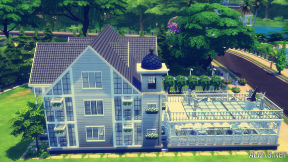 《模拟人生4》无MOD大别墅建造
