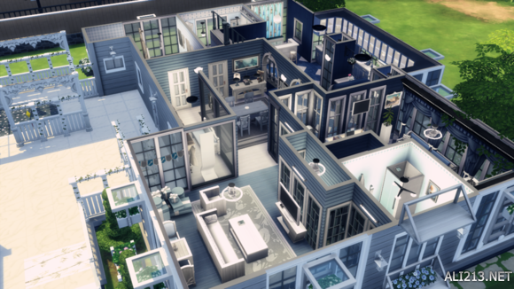 《模拟人生4》无MOD大别墅建造