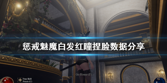 惩戒魅魔白发红瞳捏脸怎么捏