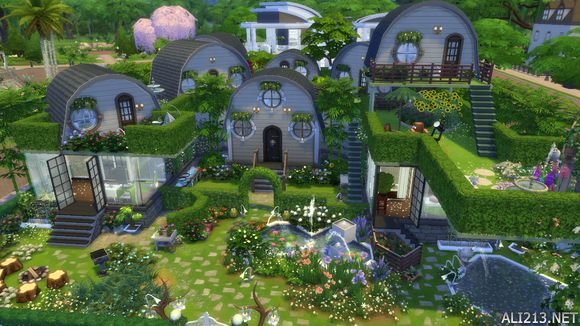 《模拟人生4》森林系小屋一览（模拟人生4森林怎么去）