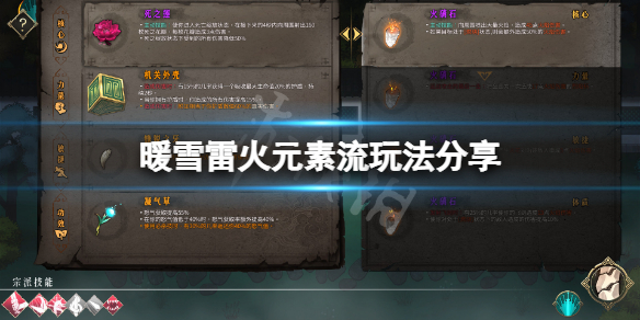 暖雪雷火元素流怎么玩 暖雪是手游吗