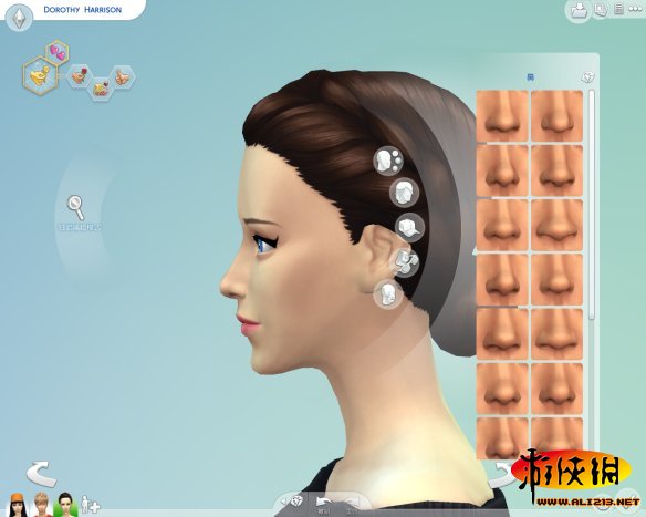 《模拟人生4》试捏盘发妹纸（模拟人生4捏脸发型）
