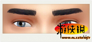 《模拟人生4》男性替代眉毛 模拟人生4男短发